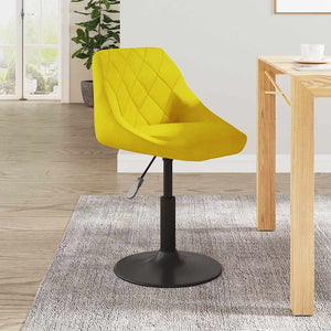 Tabouret de bar Jaune moutarde Velours