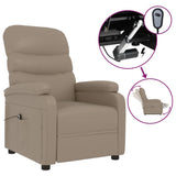 Fauteuil inclinable électrique Cappuccino Similicuir