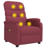 Fauteuil électrique de massage Bordeaux Tissu
