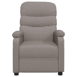 Fauteuil électrique de massage Taupe Tissu