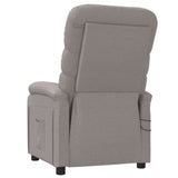 Fauteuil électrique de massage Taupe Tissu