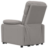 Fauteuil inclinable électrique Taupe Tissu