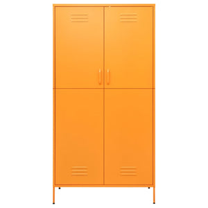 Garde-robe Jaune moutarde 90x50x180 cm Acier