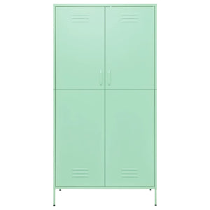 Garde-robe Vert menthe 90x50x180 cm Acier