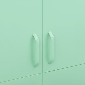 Garde-robe Vert menthe 90x50x180 cm Acier