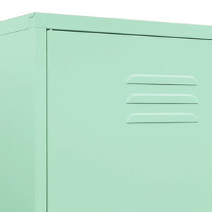 Garde-robe Vert menthe 90x50x180 cm Acier