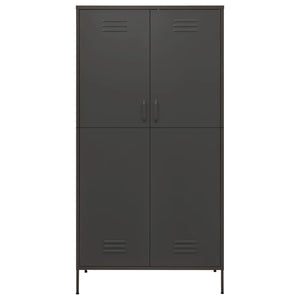 Garde-robe Anthracite 90x50x180 cm Acier