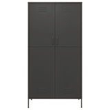 Garde-robe Anthracite 90x50x180 cm Acier