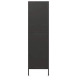 Garde-robe Anthracite 90x50x180 cm Acier