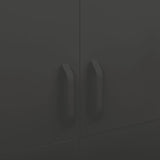 Garde-robe Anthracite 90x50x180 cm Acier