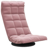 Chaise de sol pivotante Rose Velours