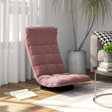 Chaise de sol pivotante Rose Velours