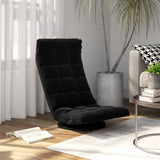 Chaise de sol pivotante Noir Velours