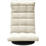 Chaise de sol pivotante Crème Velours