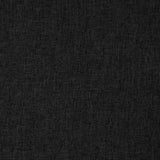 Chaise pivotante de sol Noir Tissu