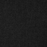 Chaise pliable de sol Noir Tissu