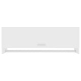 Garde-robe blanc 100x32,5x35 cm bois d'ingénierie
