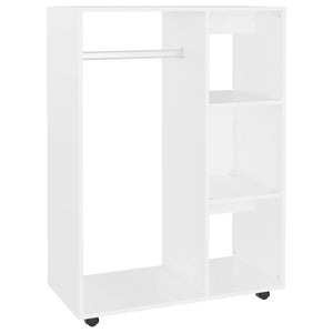 Garde-robe Blanc 80x40x110 cm Bois d’ingénierie