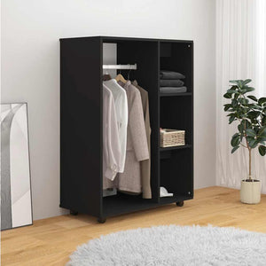 Garde-robe Noir 80x40x110 cm Bois d’ingénierie