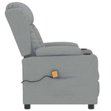Fauteuil de massage Gris clair Tissu
