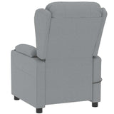 Fauteuil de massage Gris clair Tissu