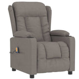 Fauteuil de massage Taupe Tissu