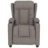 Fauteuil de massage Taupe Tissu