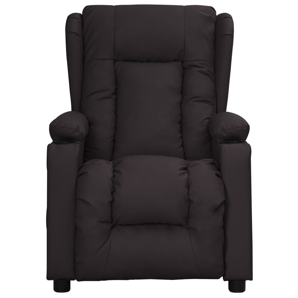Fauteuil inclinable Noir Similicuir