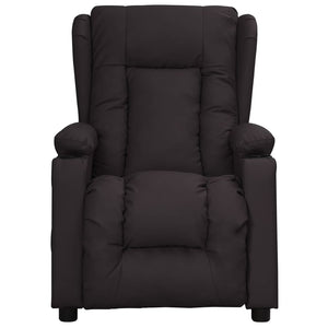 Fauteuil inclinable Noir Similicuir