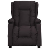 Fauteuil inclinable Noir Similicuir
