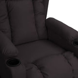 Fauteuil inclinable Noir Similicuir