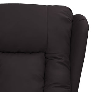 Fauteuil inclinable Noir Similicuir