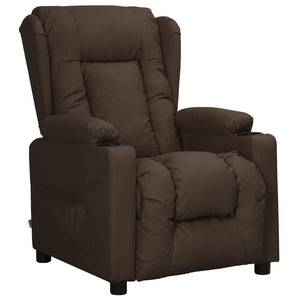 Fauteuil inclinable Marron Similicuir