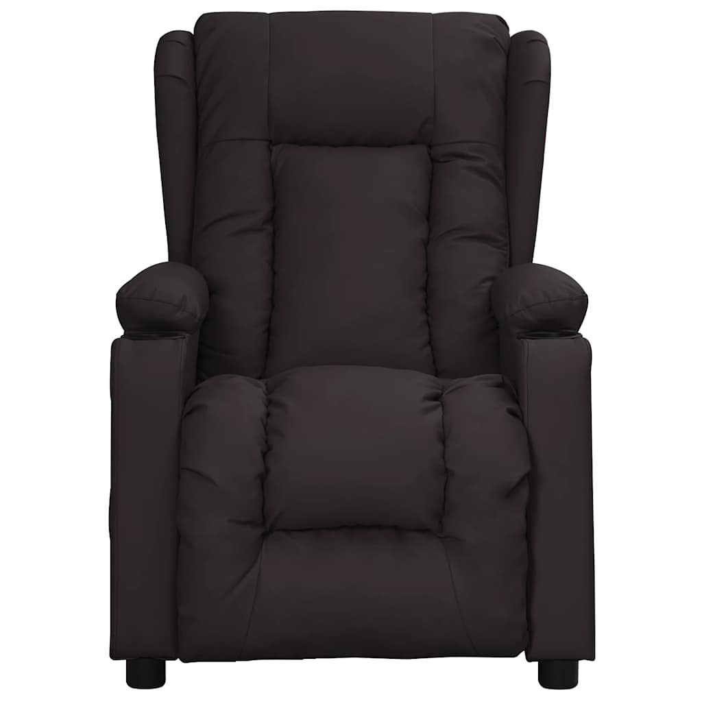 Fauteuil de massage Noir Similicuir