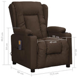 Fauteuil de massage Marron Similicuir