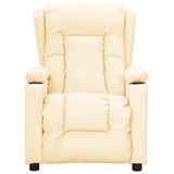 Fauteuil de massage Crème Similicuir