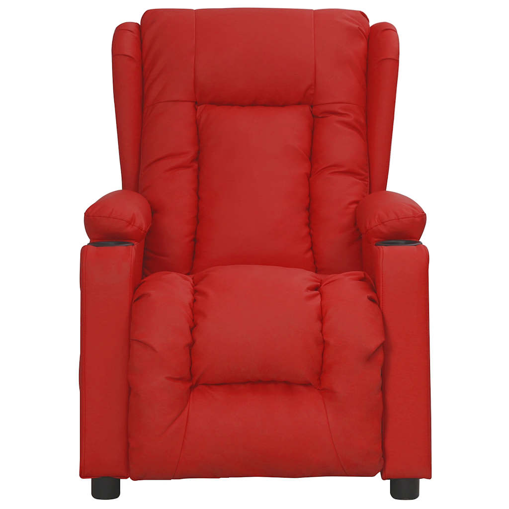 Fauteuil de massage Rouge bordeaux Similicuir