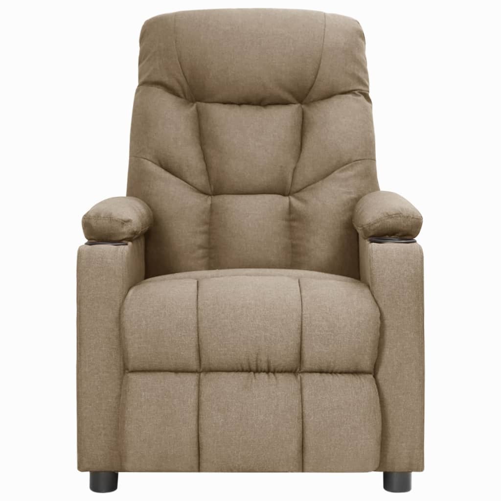 Fauteuil inclinable Taupe Tissu