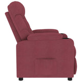 Fauteuil de massage Rouge bordeaux Tissu