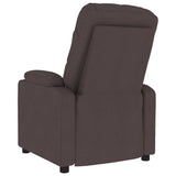 Fauteuil de massage Marron foncé Tissu
