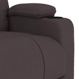 Fauteuil de massage Marron foncé Tissu