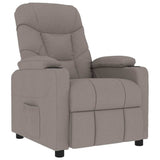 Fauteuil de massage Taupe Tissu