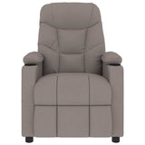 Fauteuil de massage Taupe Tissu
