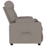 Fauteuil de massage Taupe Tissu