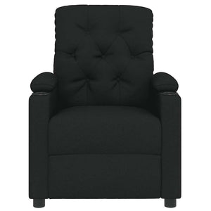 Fauteuil inclinable Noir Tissu