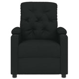 Fauteuil inclinable Noir Tissu