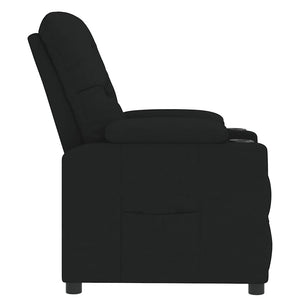 Fauteuil inclinable Noir Tissu