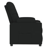 Fauteuil inclinable Noir Tissu