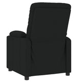 Fauteuil inclinable Noir Tissu