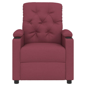 Fauteuil inclinable Rouge bordeaux Tissu